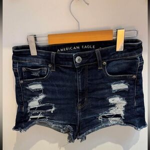 Women’s AE next level stretch denim short high waisted